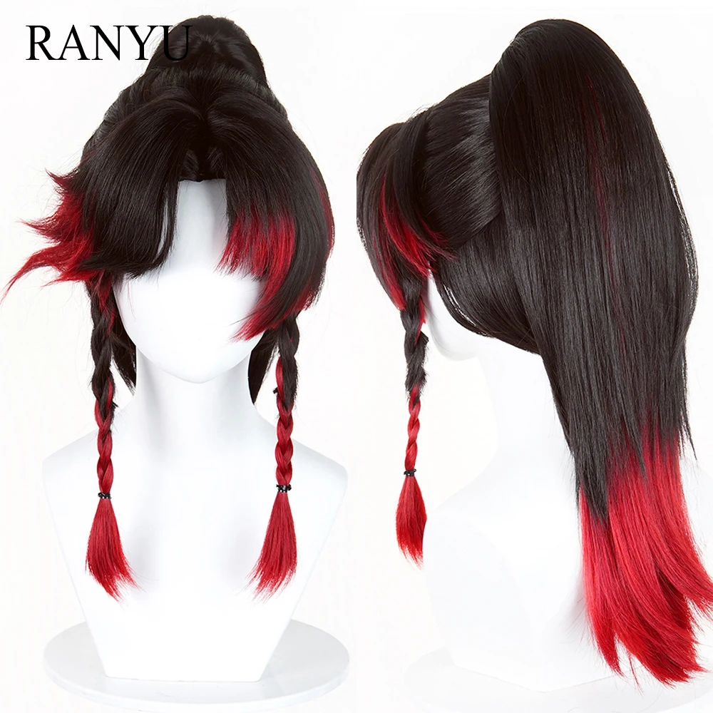 Black Ombre Red Synthetic Medium Straight Wigs Middle Part with Ponytail Clip Anime Game Cosplay Fluffy Wig for Daily Party
Black Ombre Red Synthetic Medium Straight Wigs Middle Part with Ponytail Clip Anime Game Cosplay Fluffy Wig for Daily Party