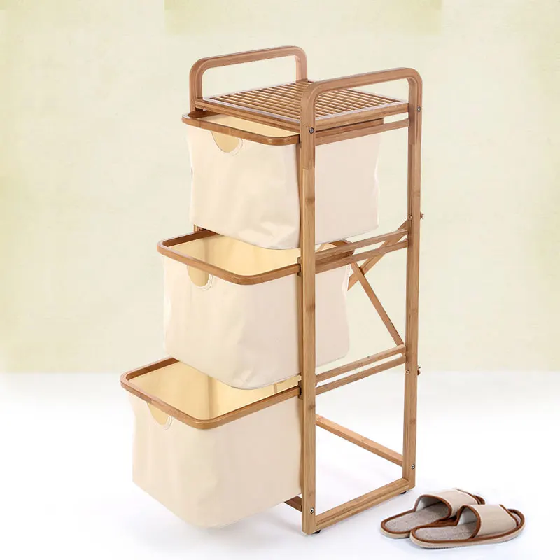 Japanese-style bedroom bathroom removable dirty clothes storage basket drawer type
Japanese-style bedroom bathroom removable dirty clothes storage basket drawer type
