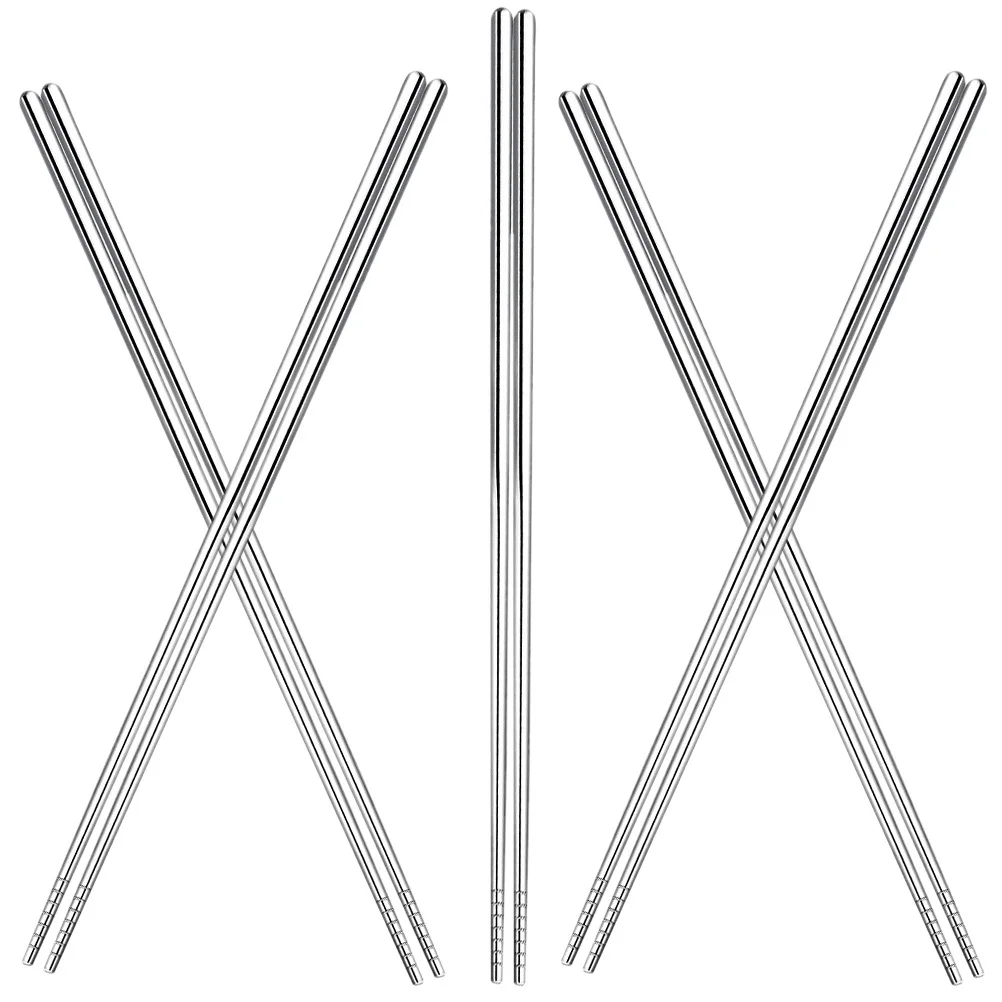 5Pairs 304 Stainless Steel Chopsticks Professional Long Metal Chopsticks for Cooking Noodles Frying Barbecue Hot Pot Kitchen
5Pairs 304 Stainless Steel Chopsticks Professional Long Metal Chopsticks for Cooking Noodles Frying Barbecue Hot Pot Kitchen