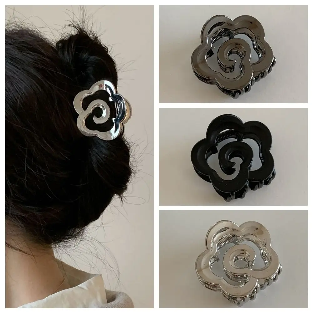 Flower Metal Hair Claw Hairpin For Women Hair Clip Fashion Hollow Rose Crab Clip Ponytail Holder Hair Accessories
Flower Metal Hair Claw Hairpin For Women Hair Clip Fashion Hollow Rose Crab Clip Ponytail Holder Hair Accessories