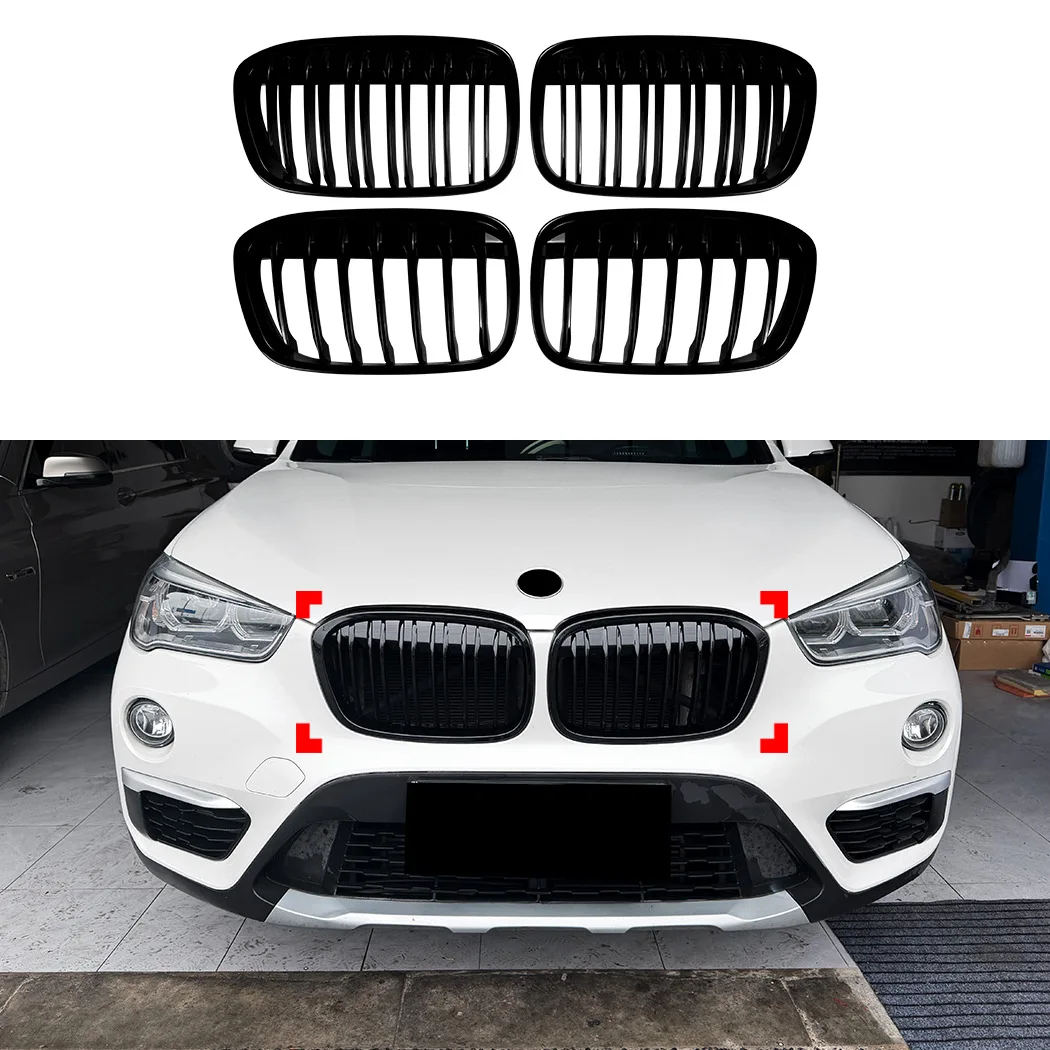 Applicable to BMW X1 F48 F49 pre-2015-2019 single-line and double-line air inlet grille cross-border modification
Applicable to BMW X1 F48 F49 pre-2015-2019 single-line and double-line air inlet grille cross-border modification