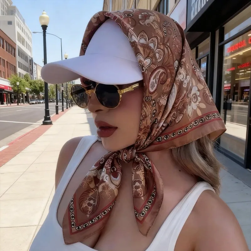 2026 New Scarves for Women Shawl Print Satin Hijab Scarf Female Bandana 70*70cm Luxury Brand Square Shawls Scarfs For Ladies
2026 New Scarves for Women Shawl Print Satin Hijab Scarf Female Bandana 70*70cm Luxury Brand Square Shawls Scarfs For Ladies