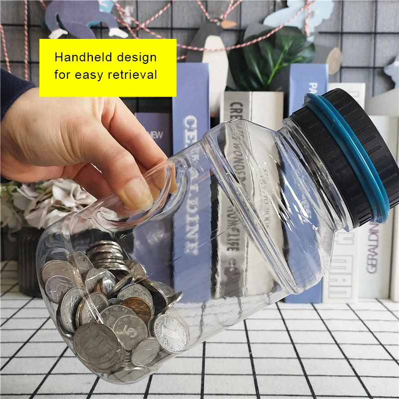Large Piggy Bank for Boys Adults, Digital Coin Counting Bank with LCD Counter, Big Capacity Coin Bank Money Jar for Adults
Large Piggy Bank for Boys Adults, Digital Coin Counting Bank with LCD Counter, Big Capacity Coin Bank Money Jar for Adults