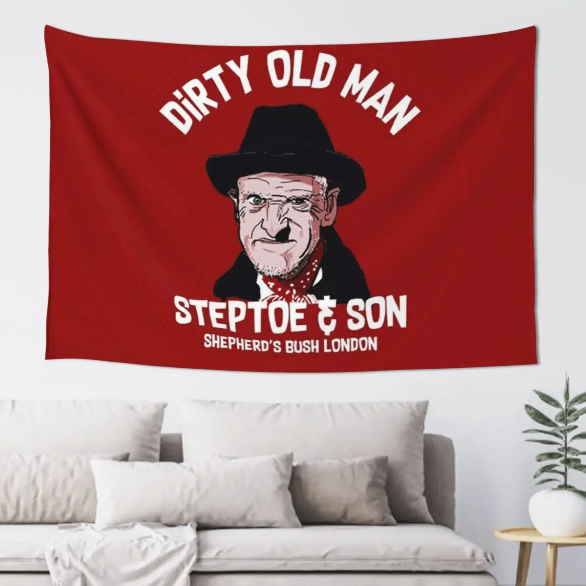 Steptoe and Son t shirt - Funny Dirty Old man Gifts - Classic British Gifts - Comedy Gifts Tapestry
Steptoe and Son t shirt - Funny Dirty Old man Gifts - Classic British Gifts - Comedy Gifts Tapestry