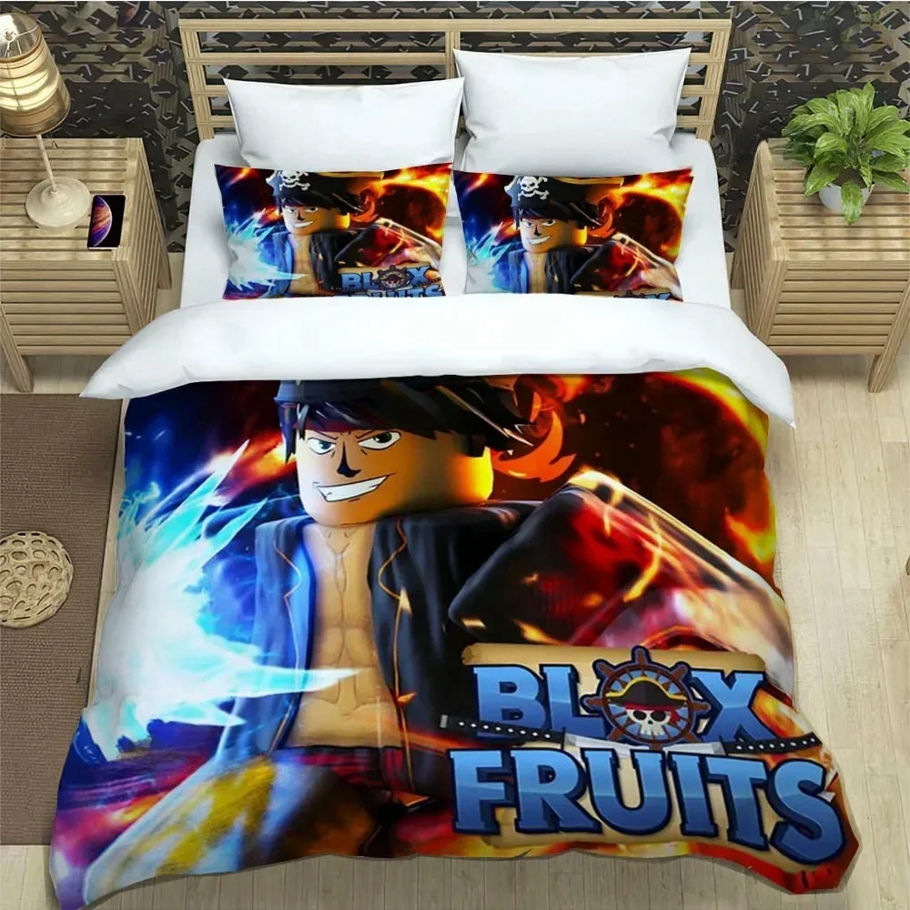 Game b-blox fruits pinted Bedding Sets exquisite bed supplies set duvet cover bed comforter set bedding set luxury birthday gift
Game b-blox fruits pinted Bedding Sets exquisite bed supplies set duvet cover bed comforter set bedding set luxury birthday gift