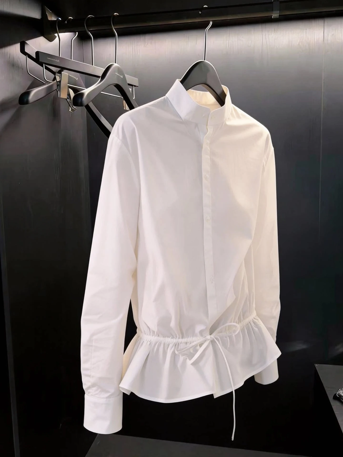 Elegant Versatile Women's Shirt Drawstring Waist Slim Fit Long Sleeve Comfortable Fashionable Spring Soft Stylish Top
Elegant Versatile Women's Shirt Drawstring Waist Slim Fit Long Sleeve Comfortable Fashionable Spring Soft Stylish Top