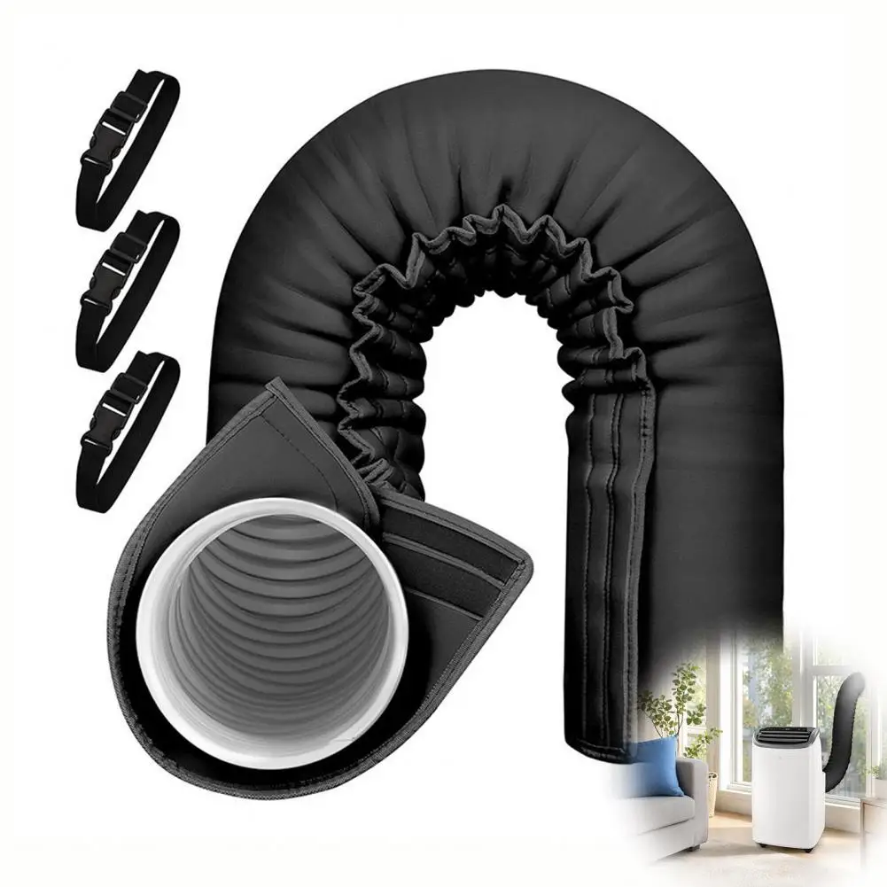 Air Conditioner Hose Insulation Cover Insulated Ac Exhaust Hose Sleeve 2pcs Air Conditioning Exhaust Hose Covers with Straps
Air Conditioner Hose Insulation Cover Insulated Ac Exhaust Hose Sleeve 2pcs Air Conditioning Exhaust Hose Covers with Straps