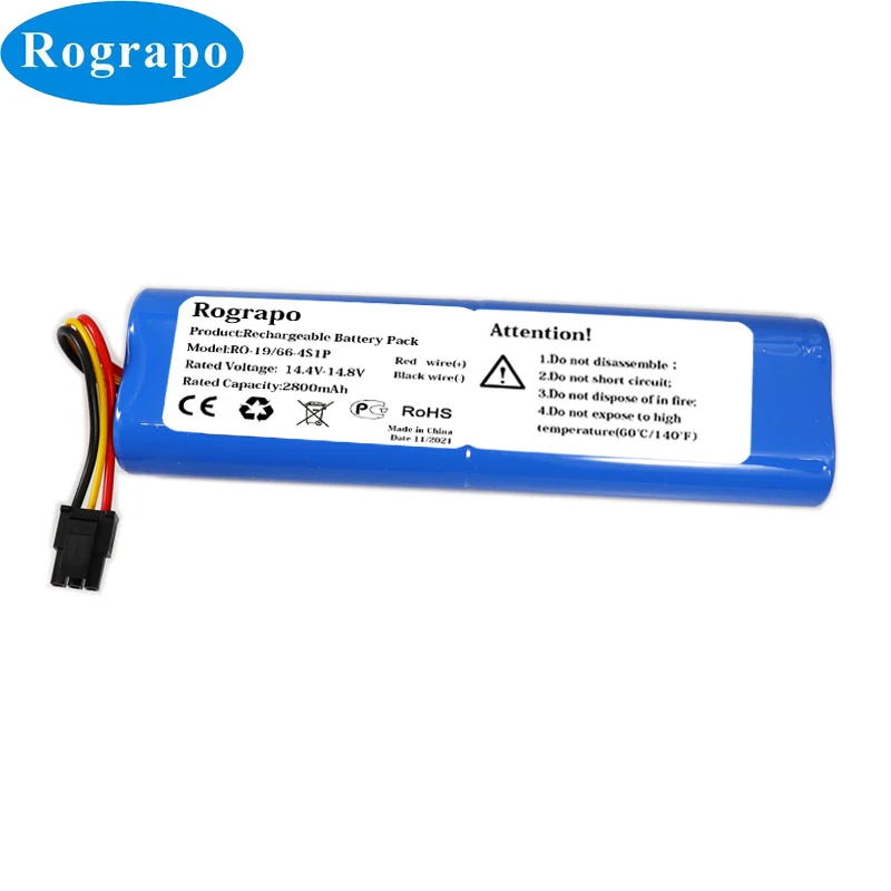 New 14.4V 2800mAh 4S1P 18650 Replacement Battery For Jisiwei I3 Sweeping Robot Home Intelligent Navigation Acumulator
New 14.4V 2800mAh 4S1P 18650 Replacement Battery For Jisiwei I3 Sweeping Robot Home Intelligent Navigation Acumulator