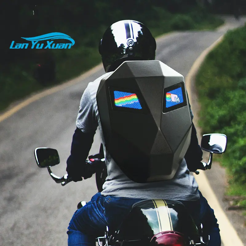 SLKE LED cycling backpack cool motorcycle helmet backpack sports personalized DIY Knight backpack
SLKE LED cycling backpack cool motorcycle helmet backpack sports personalized DIY Knight backpack