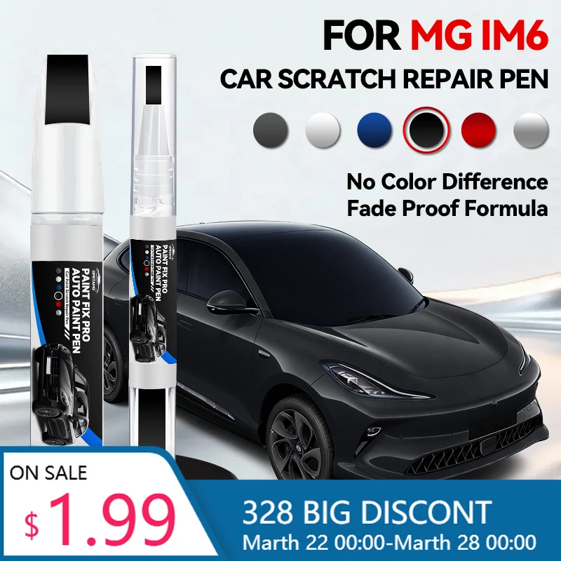 Ручка-корректор для ремонта лакокрасочного покрытия автомобиля MG IM6 1996-2026, средство для удаления царапин, аксессуары для авто, черный
Ручка-корректор для ремонта лакокрасочного покрытия автомобиля MG IM6 1996-2026, средство для удаления царапин, аксессуары для авто, черный