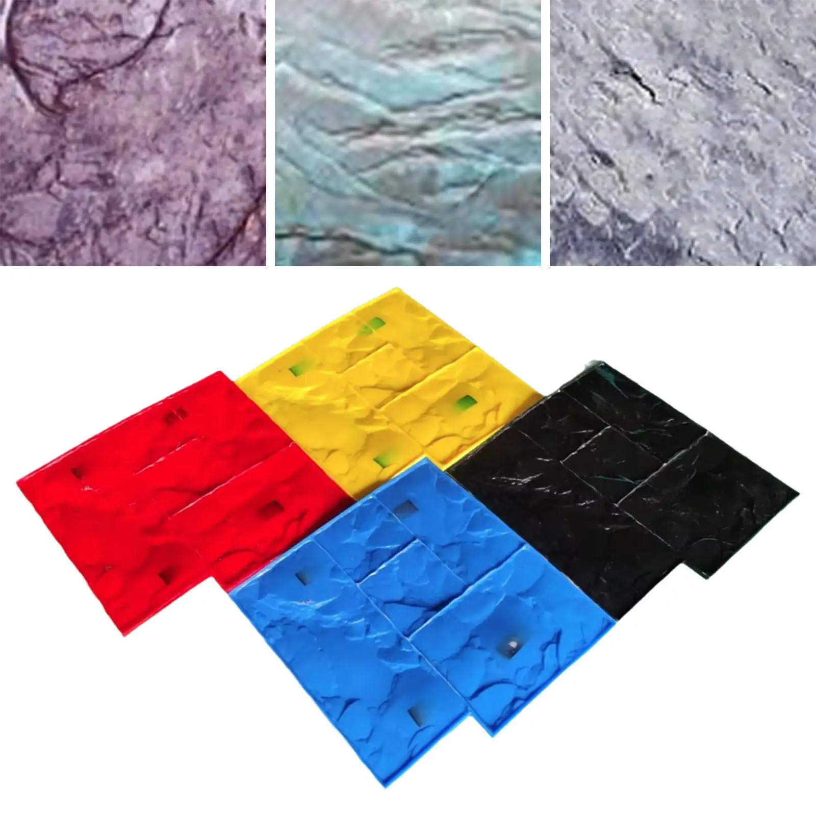 4 Pieces Floor Seamless Stamp Stone Texture Mat Decorative DIY Sturdy Realistic Concrete Texture Mat for Walls Floors Kitchen
4 Pieces Floor Seamless Stamp Stone Texture Mat Decorative DIY Sturdy Realistic Concrete Texture Mat for Walls Floors Kitchen