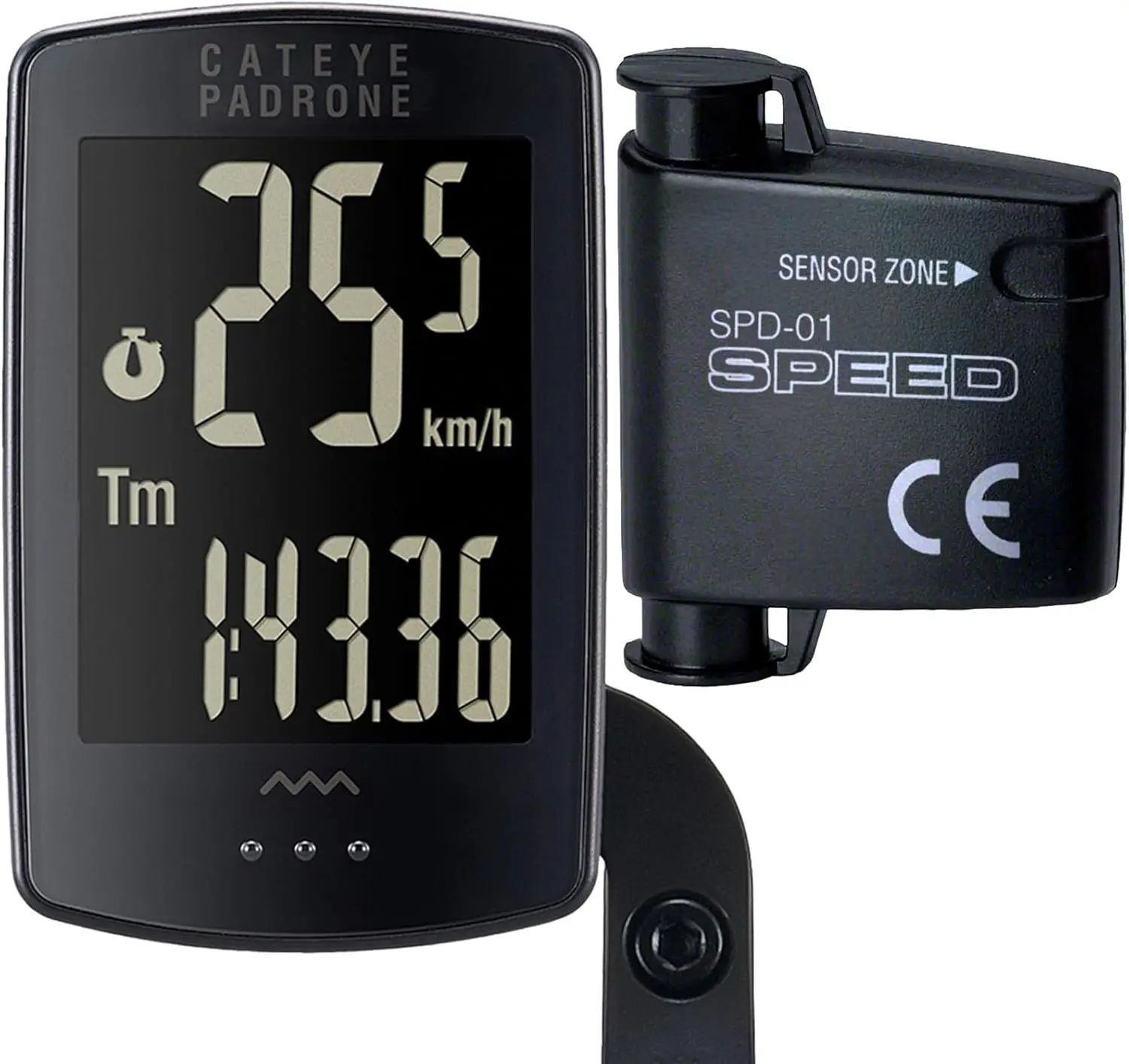 Wireless Bike Computer with Oversized Display - Speedometer & Odometer, Auto Start/Stop, Easy Read LCD
Wireless Bike Computer with Oversized Display - Speedometer & Odometer, Auto Start/Stop, Easy Read LCD