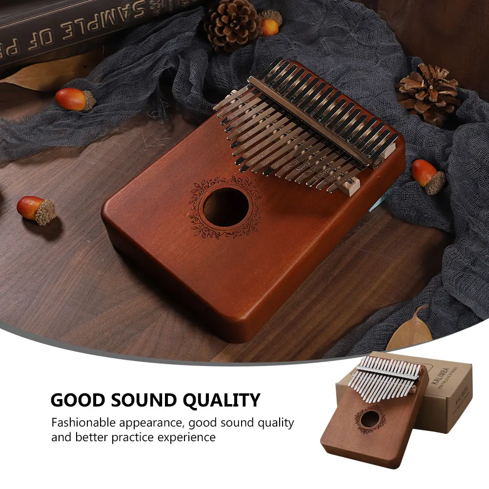 Thumb Portable Finger Piano Practical 17 Keys Kalimba Wooden Musical Instrument Gift
Thumb Portable Finger Piano Practical 17 Keys Kalimba Wooden Musical Instrument Gift