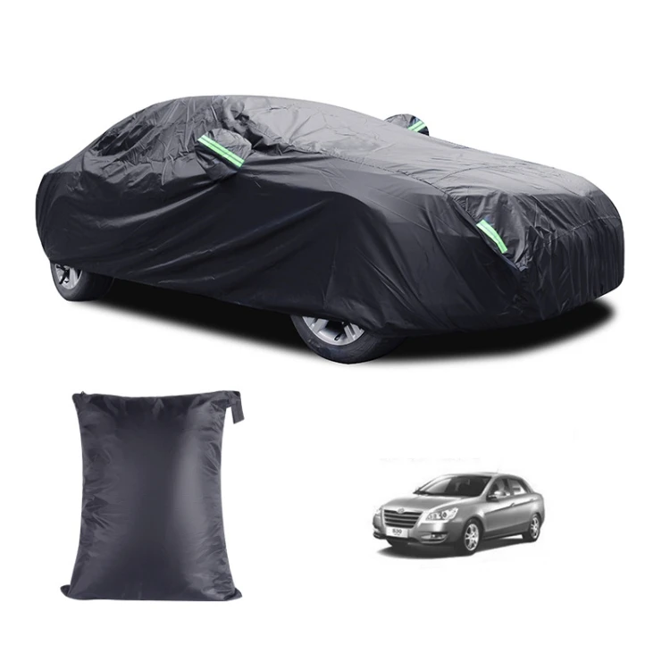 Hot Sale 190T Silver Coated Cloth Car Rain Sun Protection Car Cover with Reflective Strip Protective Cover
Hot Sale 190T Silver Coated Cloth Car Rain Sun Protection Car Cover with Reflective Strip Protective Cover