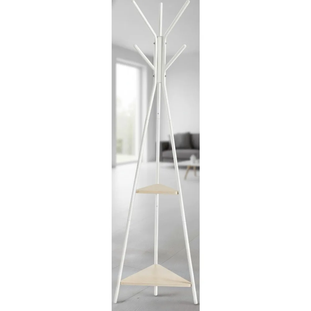 Промышленная вешалка для одежды с 6 крючками и 2 полками, отдельно стоящее дерево для прихожей для хранения одежды
Промышленная вешалка для одежды с 6 крючками и 2 полками, отдельно стоящее дерево для прихожей для хранения одежды