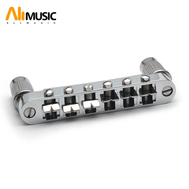 Guitar Saddle Bridge - 83x14.5mm Tune-O-Matic Bridges Studs Replacement for LP 6 String Electric Guitar
Guitar Saddle Bridge - 83x14.5mm Tune-O-Matic Bridges Studs Replacement for LP 6 String Electric Guitar