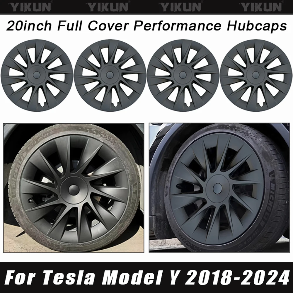 4PCS Car Hub Cap Performance Replacement for Tesla Model Y 20 Inch Wheel Cap Automobile Hubcap Full Cover Accessories 2022 2024
4PCS Car Hub Cap Performance Replacement for Tesla Model Y 20 Inch Wheel Cap Automobile Hubcap Full Cover Accessories 2022 2024