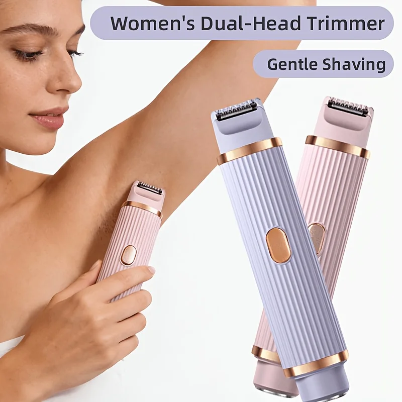 1pc Portable 2 In 1 Electric Shaver For Women Wet Dry Hair Remover Rechargeable Bikini Trimmer For Face Legs Underarms
1pc Portable 2 In 1 Electric Shaver For Women Wet Dry Hair Remover Rechargeable Bikini Trimmer For Face Legs Underarms