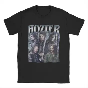 재미있는 Hozier 재미있는 밈 아라곤 티셔츠, 남성용 크루넥 100% 코튼 티셔츠, 반팔 티셔츠, 오리지널 탑