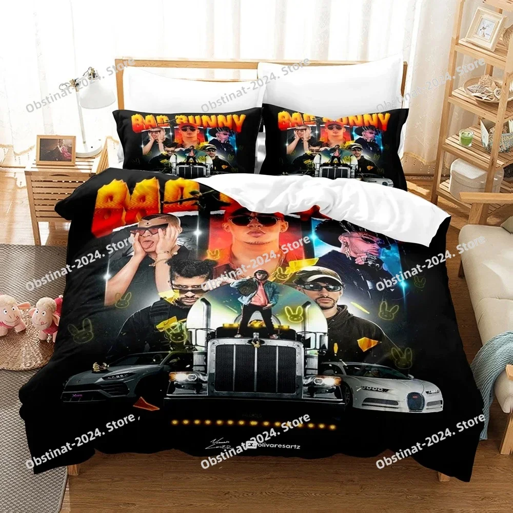 2025 Popular Bad Bunny Bedding Set Un Verano Sin Ti Printed With Pillowcase Bed Duvet Cover Single Double Queen Super King Size
2025 Popular Bad Bunny Bedding Set Un Verano Sin Ti Printed With Pillowcase Bed Duvet Cover Single Double Queen Super King Size