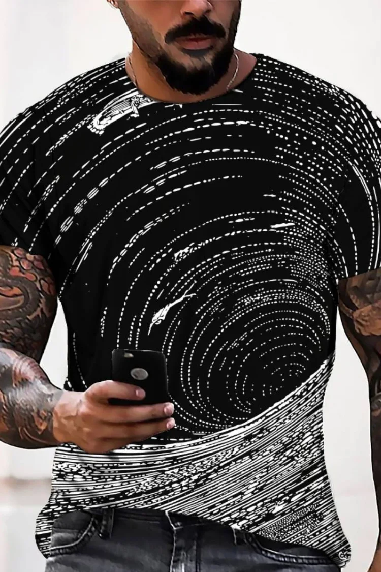 Hot Selling 3D Printed Short Sleeved T-shirt Men's Summer Top Pullover Short Sleeved Trendy T-shirt Street Retro
Hot Selling 3D Printed Short Sleeved T-shirt Men's Summer Top Pullover Short Sleeved Trendy T-shirt Street Retro