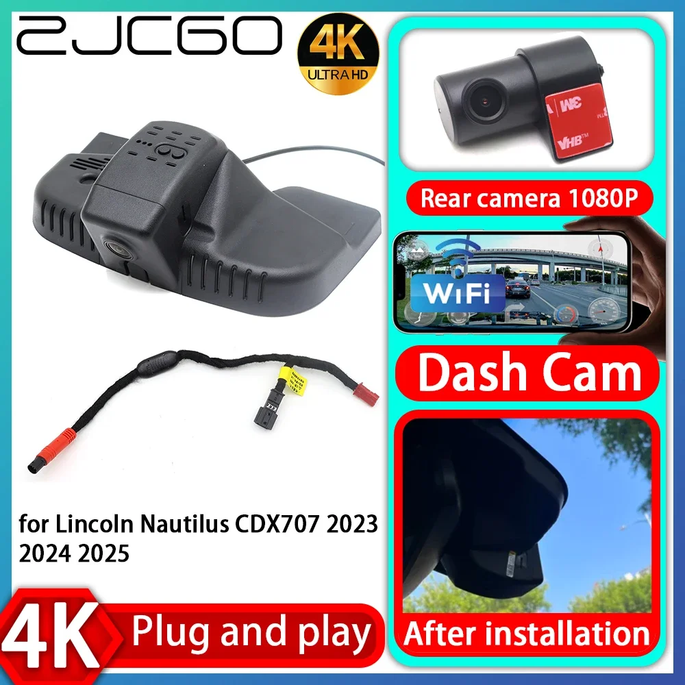 ZJCGO UHD 4K 2160P Plug and Play DVR Dash Cam Video Recorder for Lincoln Nautilus CDX707 2023 2024 2025
ZJCGO UHD 4K 2160P Plug and Play DVR Dash Cam Video Recorder for Lincoln Nautilus CDX707 2023 2024 2025