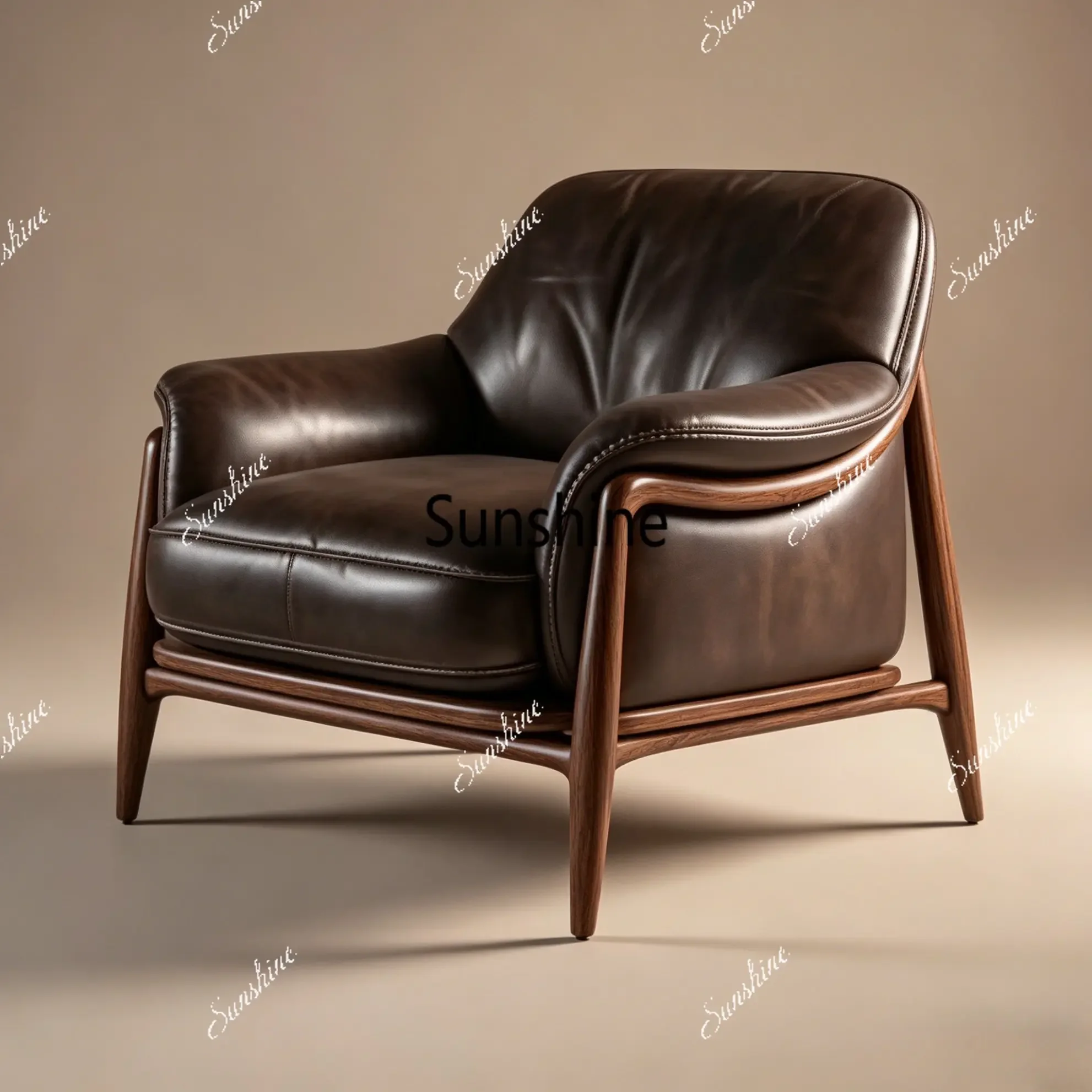 YItalian minimalist solid wood sofa chair single leisure living room, light luxury and high-end sense
YItalian minimalist solid wood sofa chair single leisure living room, light luxury and high-end sense