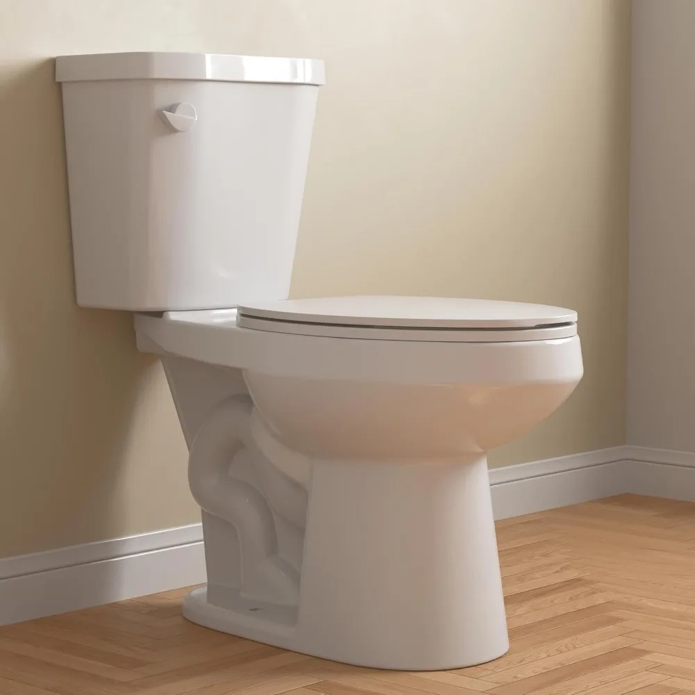 Two-Piece Toilets for Bathrooms, 17.5'' ADA Height Toilet Bowl With Soft Close Seat, MaP 1000g Single Flush Comfort Chair
Two-Piece Toilets for Bathrooms, 17.5'' ADA Height Toilet Bowl With Soft Close Seat, MaP 1000g Single Flush Comfort Chair