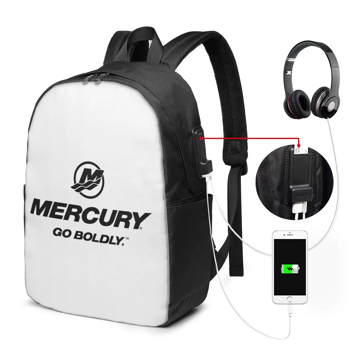 Mercury Racing Backpack Travel Notebook Bag Computer College Student School Bag Laptop Shoulder Bags for Men Women
Mercury Racing Backpack Travel Notebook Bag Computer College Student School Bag Laptop Shoulder Bags for Men Women