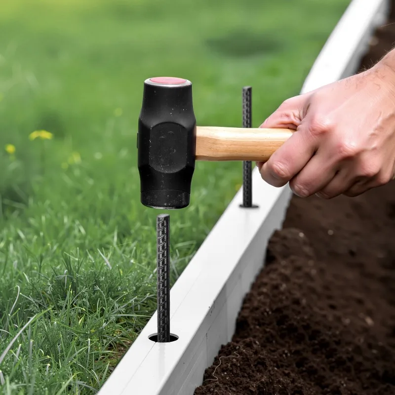 Rebar Stakes, 24-Inch, Heavy-Duty 0.47 in Diameter, Straight Galvanized Steel Ground Anchors with Chisel Point End & Rust-Res
Rebar Stakes, 24-Inch, Heavy-Duty 0.47 in Diameter, Straight Galvanized Steel Ground Anchors with Chisel Point End & Rust-Res