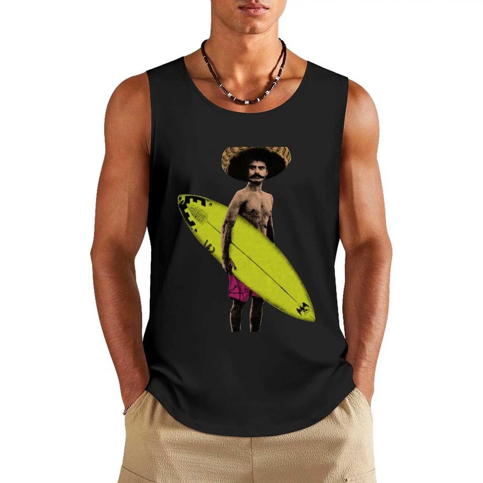Zapata Surfer - Colorized 2 Tank Top vest men sleeveless gym shirt man fitness anime t-shirts
Zapata Surfer - Colorized 2 Tank Top vest men sleeveless gym shirt man fitness anime t-shirts