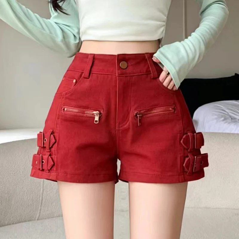 Summer Women's High Waist Casual Denim Shorts Loose Fashion Design Workwear Wide Leg Hot Pants Cotton Stretch Denim Shorts
Summer Women's High Waist Casual Denim Shorts Loose Fashion Design Workwear Wide Leg Hot Pants Cotton Stretch Denim Shorts