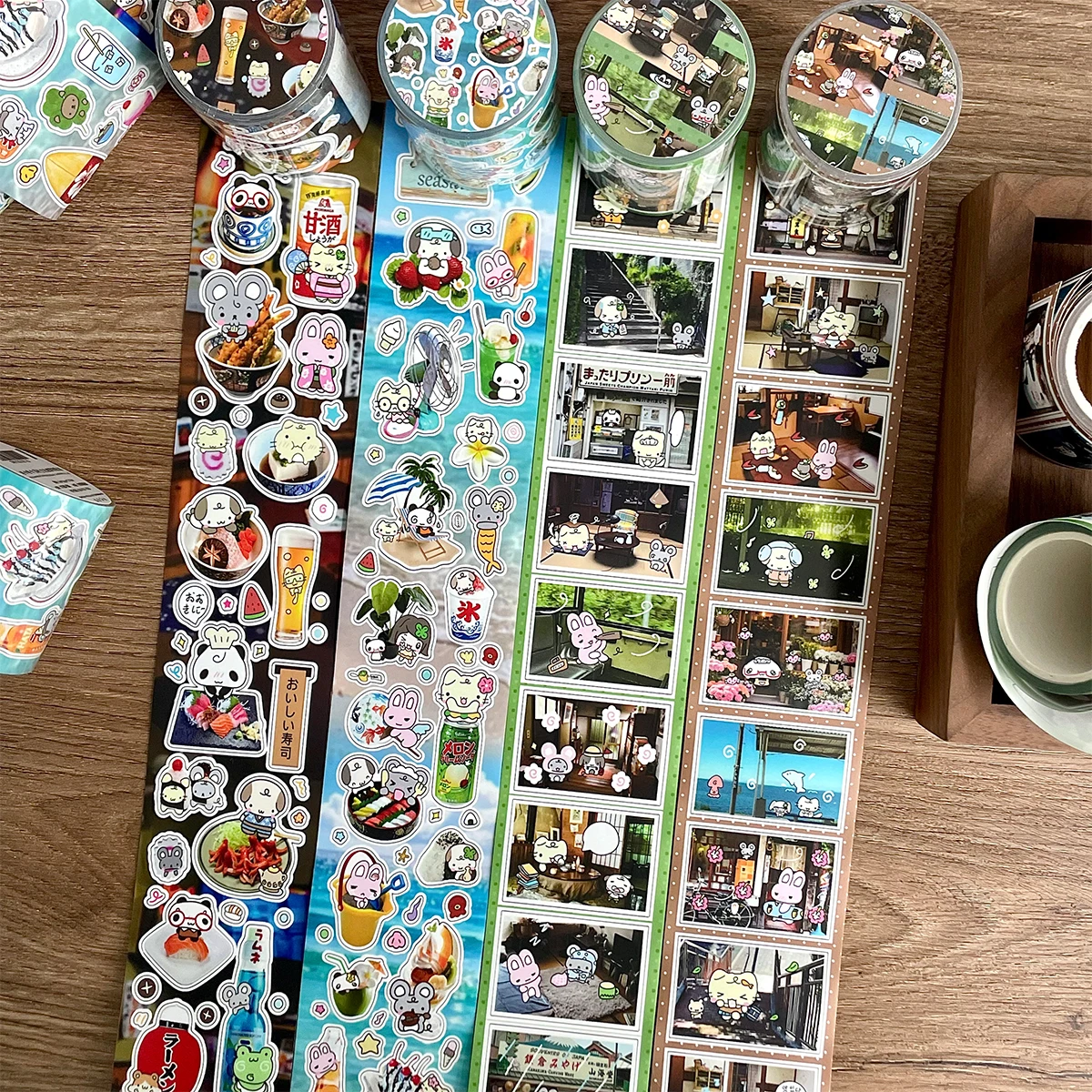Kawaii Stationery Sticker for Scrapbooking Cute Animal Washi Tape Decor Summer Food Theme Ice Cream Fruit Stickers DIY Craft
Kawaii Stationery Sticker for Scrapbooking Cute Animal Washi Tape Decor Summer Food Theme Ice Cream Fruit Stickers DIY Craft