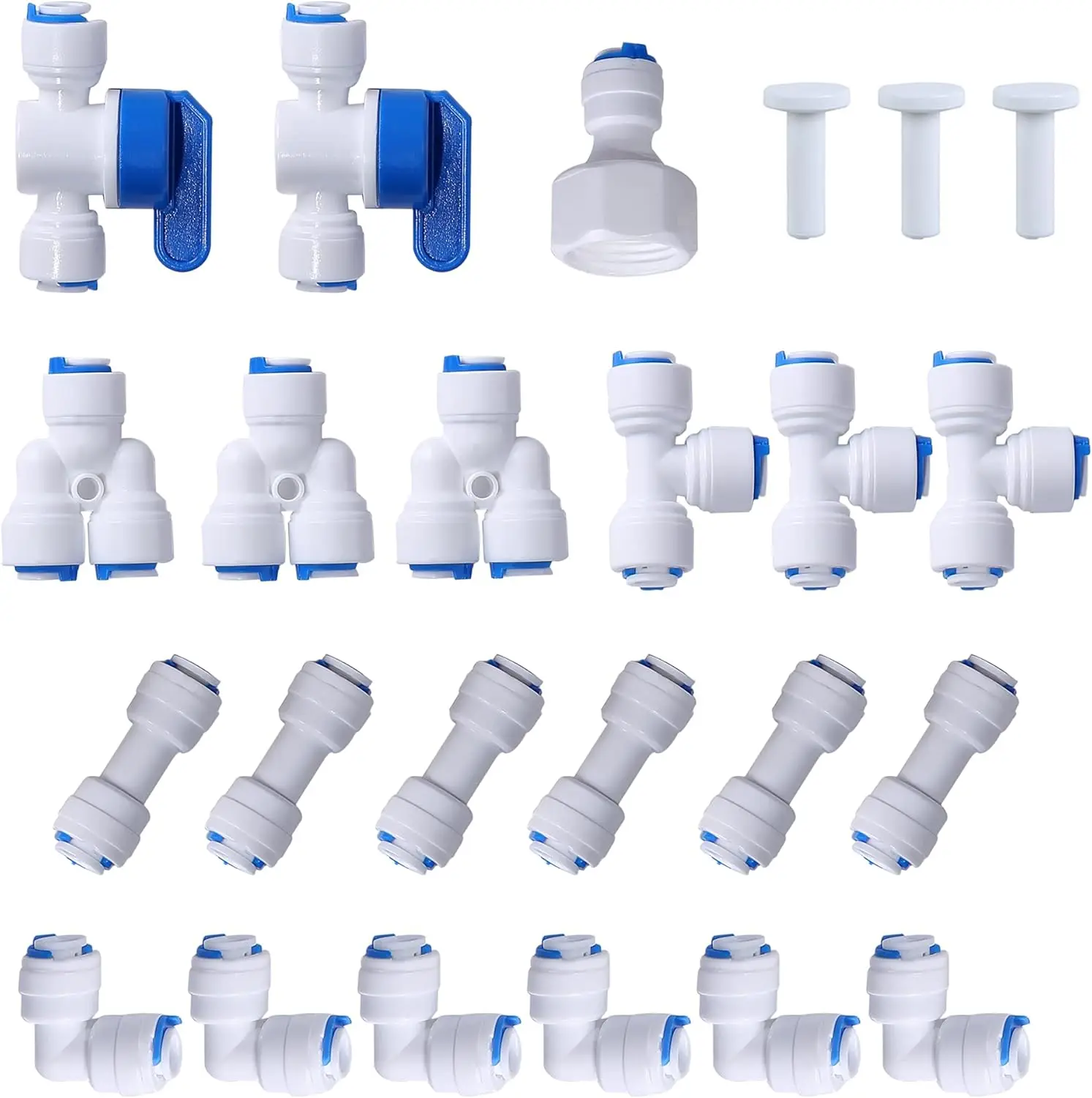 Быстроразъемное соединение с наружным диаметром 1/4 дюйма или 3/8 дюйма для подключения системы обратного осмоса RO, набор фитингов для водяной трубки
Быстроразъемное соединение с наружным диаметром 1/4 дюйма или 3/8 дюйма для подключения системы обратного осмоса RO, набор фитингов для водяной трубки