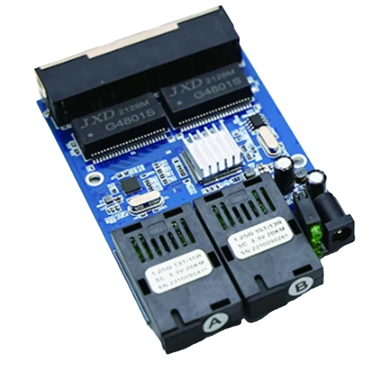 ABDX-гигабитный Ethernet-коммутатор, 2 оптоволоконные порта, 4 порта RJ45, медиаконвертер, плата PCBA, Ethernet-коммутатор, одномодовый
ABDX-гигабитный Ethernet-коммутатор, 2 оптоволоконные порта, 4 порта RJ45, медиаконвертер, плата PCBA, Ethernet-коммутатор, одномодовый