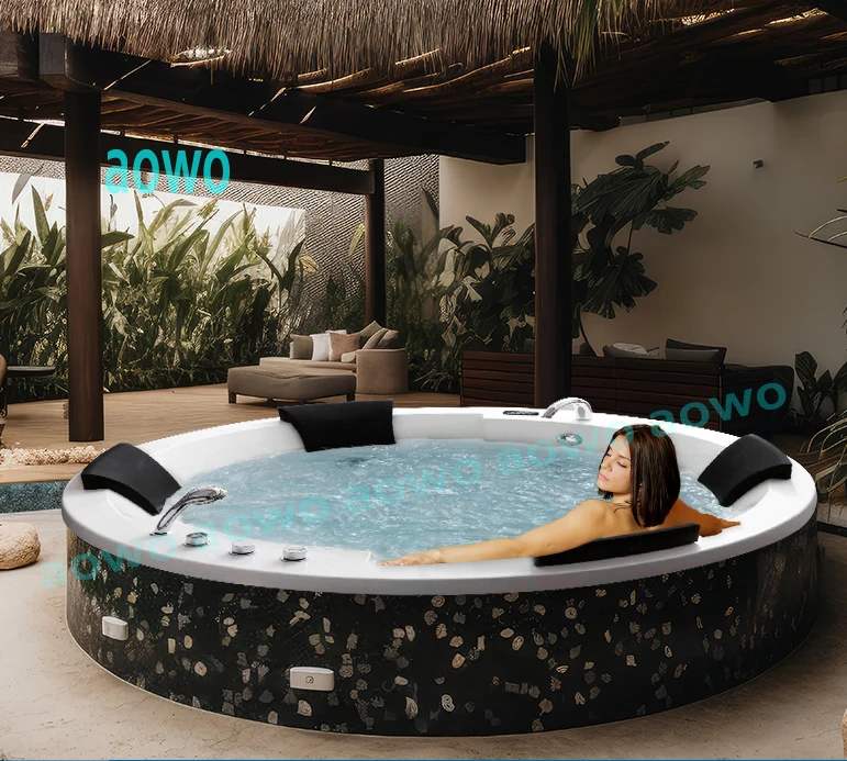 Outdoor High Quality Embeding 4 Person Round Bathtub Side Table Backyard Garden Yacuzzi Party Swimspa Outside Locks
Outdoor High Quality Embeding 4 Person Round Bathtub Side Table Backyard Garden Yacuzzi Party Swimspa Outside Locks