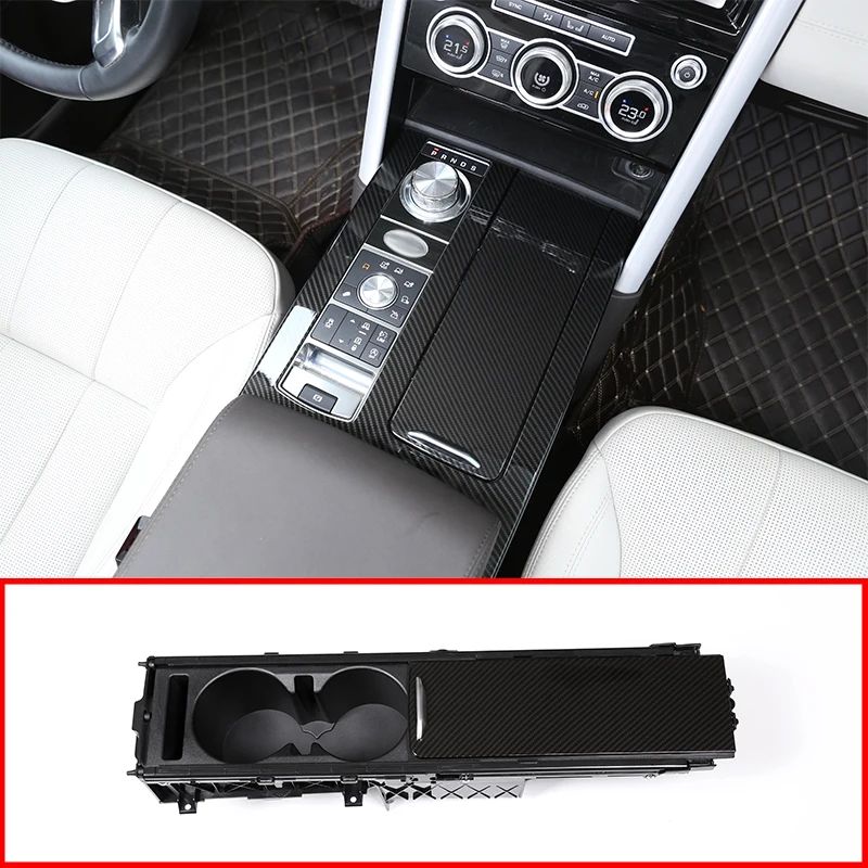 Carbon Color For Land Rover Discovery 5 LR5 L462 2017-18 ABS Chrome Center Console Protection Cup Holder Frame
Carbon Color For Land Rover Discovery 5 LR5 L462 2017-18 ABS Chrome Center Console Protection Cup Holder Frame
