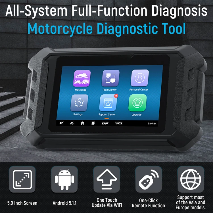 Ms50 5-Inch New Generation Intelligent Motorcycle Diagnostic Tool Code Reading Code Cleaning Maintenance Repair Tool
Ms50 5-Inch New Generation Intelligent Motorcycle Diagnostic Tool Code Reading Code Cleaning Maintenance Repair Tool