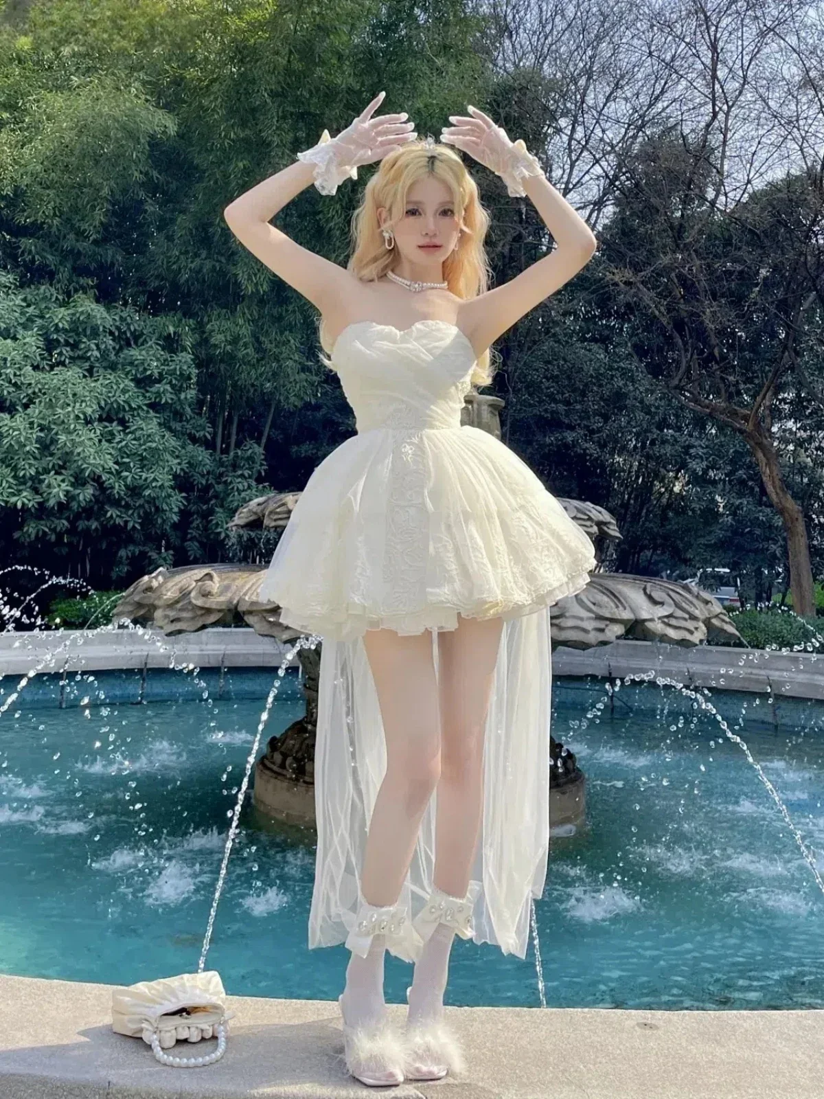 Sweet High Low Princess Prom Dresses Cute Sweet Daily Lolita Dress Sexy Strapless Slim Fit Mini Dress for Women Birthday Dress25
Sweet High Low Princess Prom Dresses Cute Sweet Daily Lolita Dress Sexy Strapless Slim Fit Mini Dress for Women Birthday Dress25