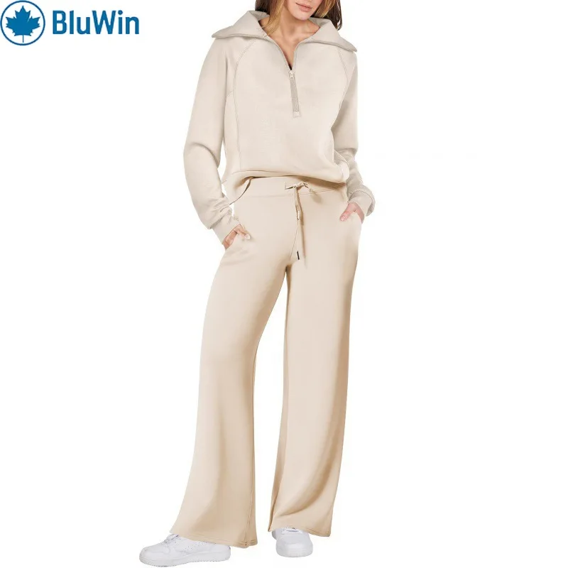 URBANCHIC 2025 Autumn Winter Women’s Fashion Tracksuit – Zip Up Long Sleeve Hoodie + Wide Leg Pants Two Piece Set
URBANCHIC 2025 Autumn Winter Women’s Fashion Tracksuit – Zip Up Long Sleeve Hoodie + Wide Leg Pants Two Piece Set