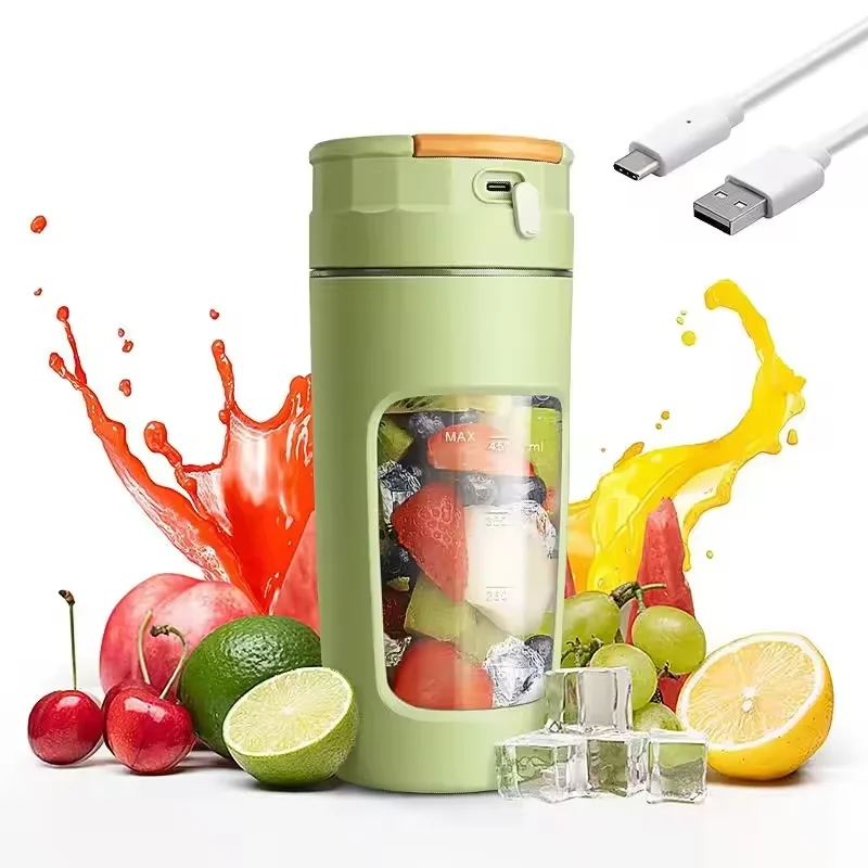 New Small Electric Juice Cup 4-Leaf Blade 600ML Large Capacity 3000mAh Battery Food Grade Material Household Ice Crusher
New Small Electric Juice Cup 4-Leaf Blade 600ML Large Capacity 3000mAh Battery Food Grade Material Household Ice Crusher