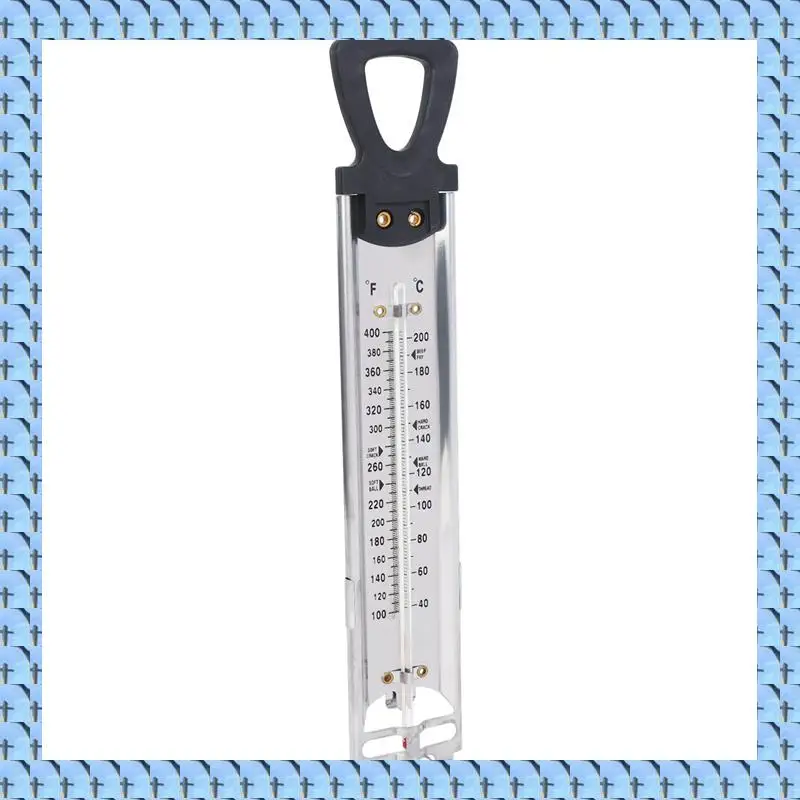 NOCM 3X Candy/Jelly/Deep Fry Thermometer, Stainless Steel, With Pot Clip Attachment And Quick Reference Temperature Guide
NOCM 3X Candy/Jelly/Deep Fry Thermometer, Stainless Steel, With Pot Clip Attachment And Quick Reference Temperature Guide