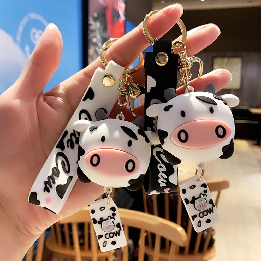Fashion Jewelry New Door Key Cartoon Charm Bag Decoration Animal Keyrings Cow Keychains Silicone
Fashion Jewelry New Door Key Cartoon Charm Bag Decoration Animal Keyrings Cow Keychains Silicone