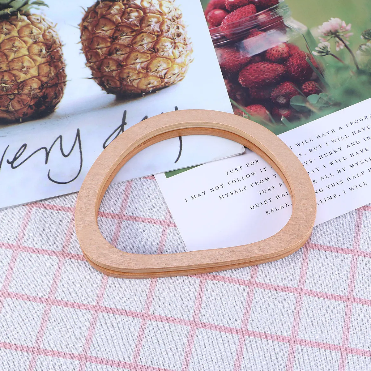 2Pcs Wooden Oval D Shape Bag Handles Replacement Lightweight Purse Frame Accessories for Handbag DIY Purse Making Supplies
2Pcs Wooden Oval D Shape Bag Handles Replacement Lightweight Purse Frame Accessories for Handbag DIY Purse Making Supplies