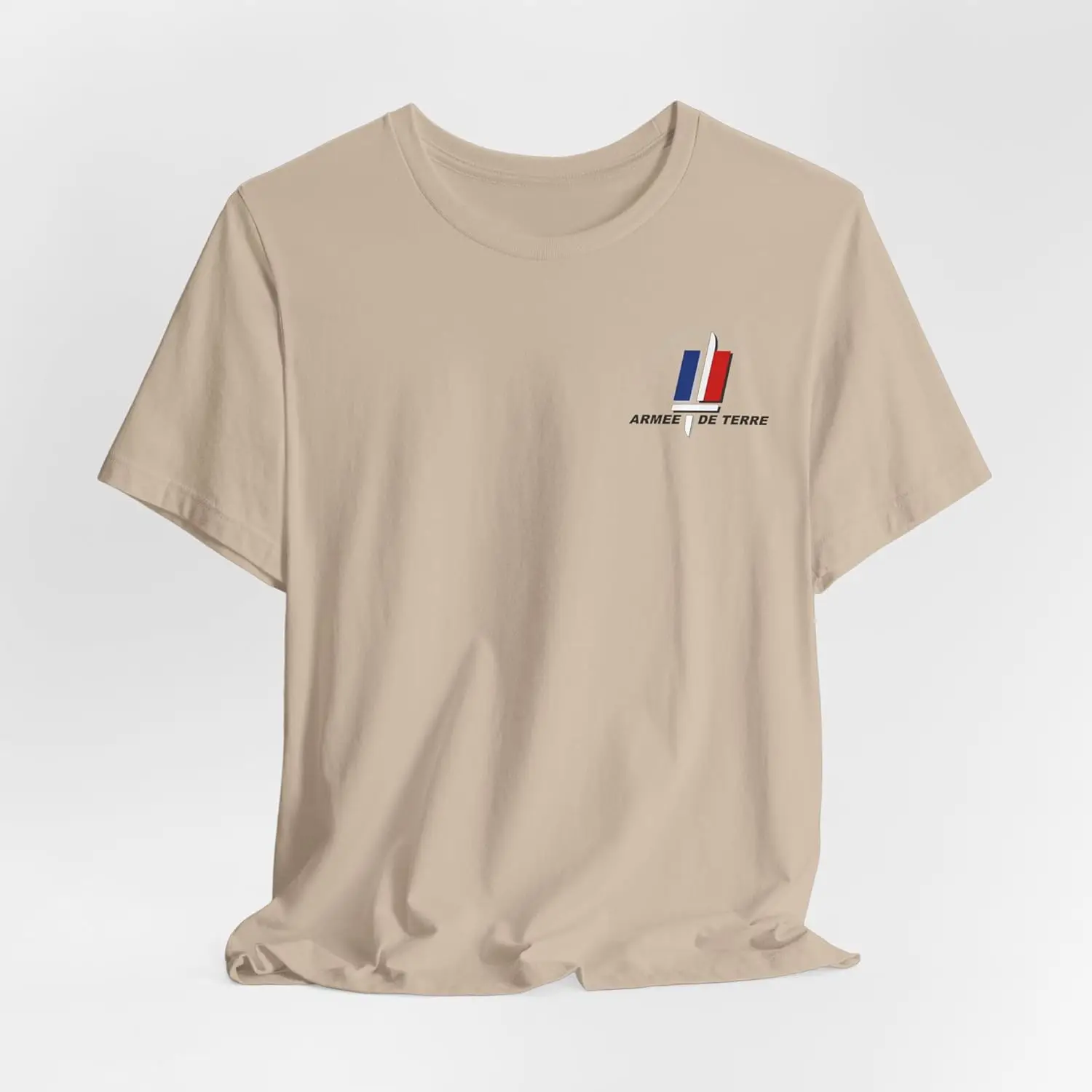 French Army Land Army Armée de Terre Tee Military T-Shirt Short Sleeve Casual 100% Cotton Shirt
French Army Land Army Armée de Terre Tee Military T-Shirt Short Sleeve Casual 100% Cotton Shirt