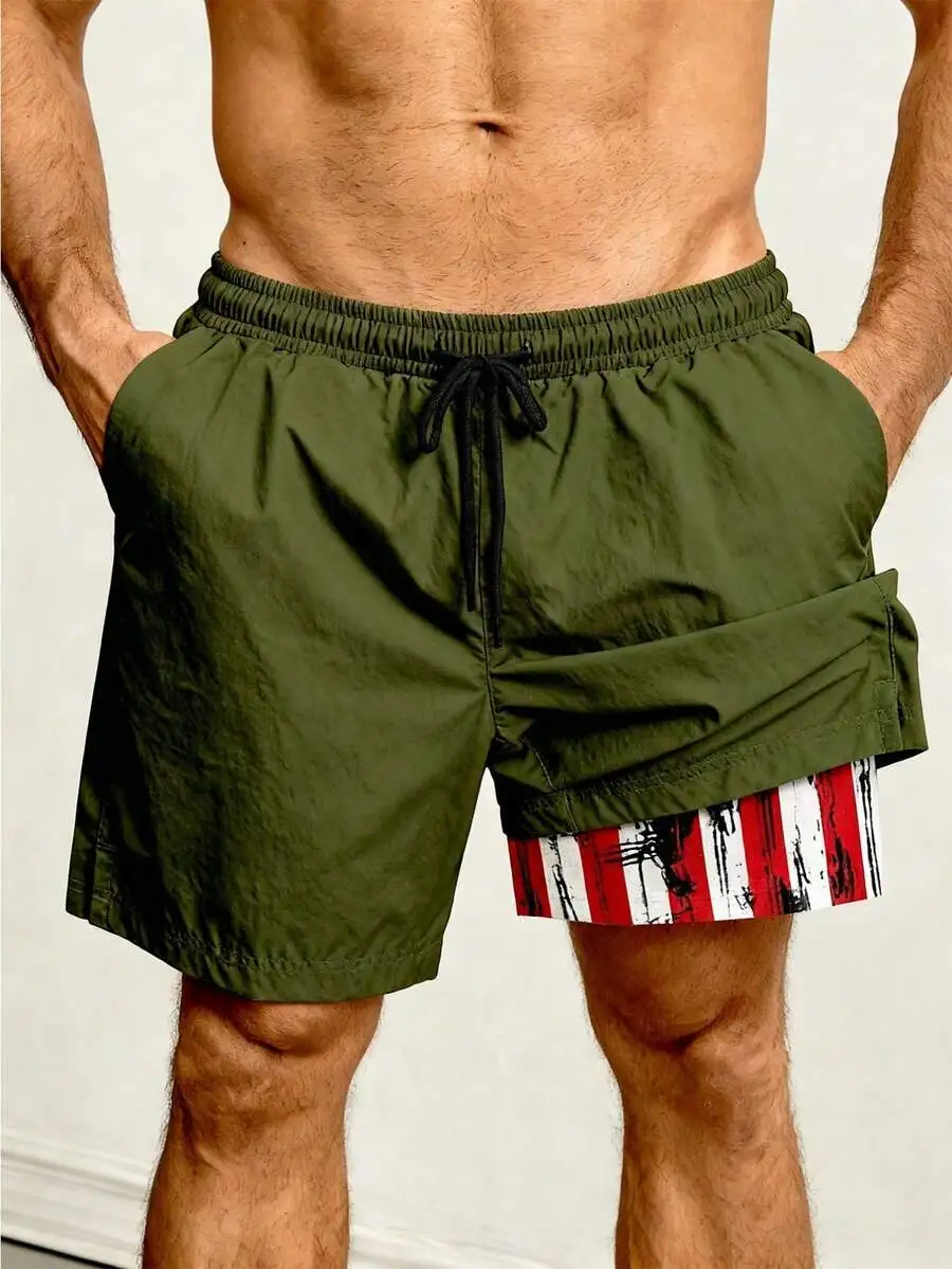 Mens Quick-Dry Board Shorts With Drawstring Waist And Storage Pockets For Swimming Surfing Beach
Mens Quick-Dry Board Shorts With Drawstring Waist And Storage Pockets For Swimming Surfing Beach