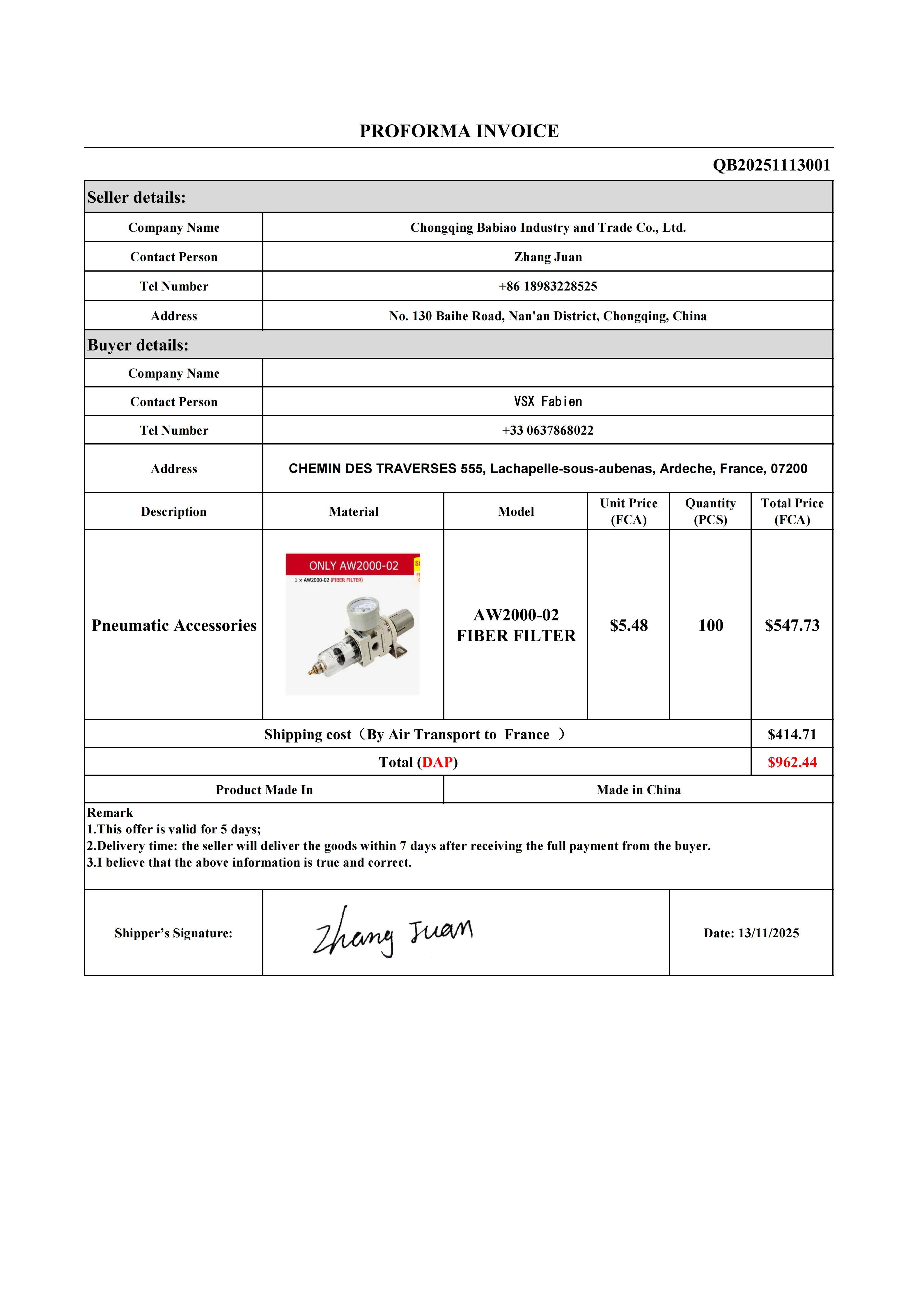 Air processor AW2000-02 F Male
Air processor AW2000-02 F Male
