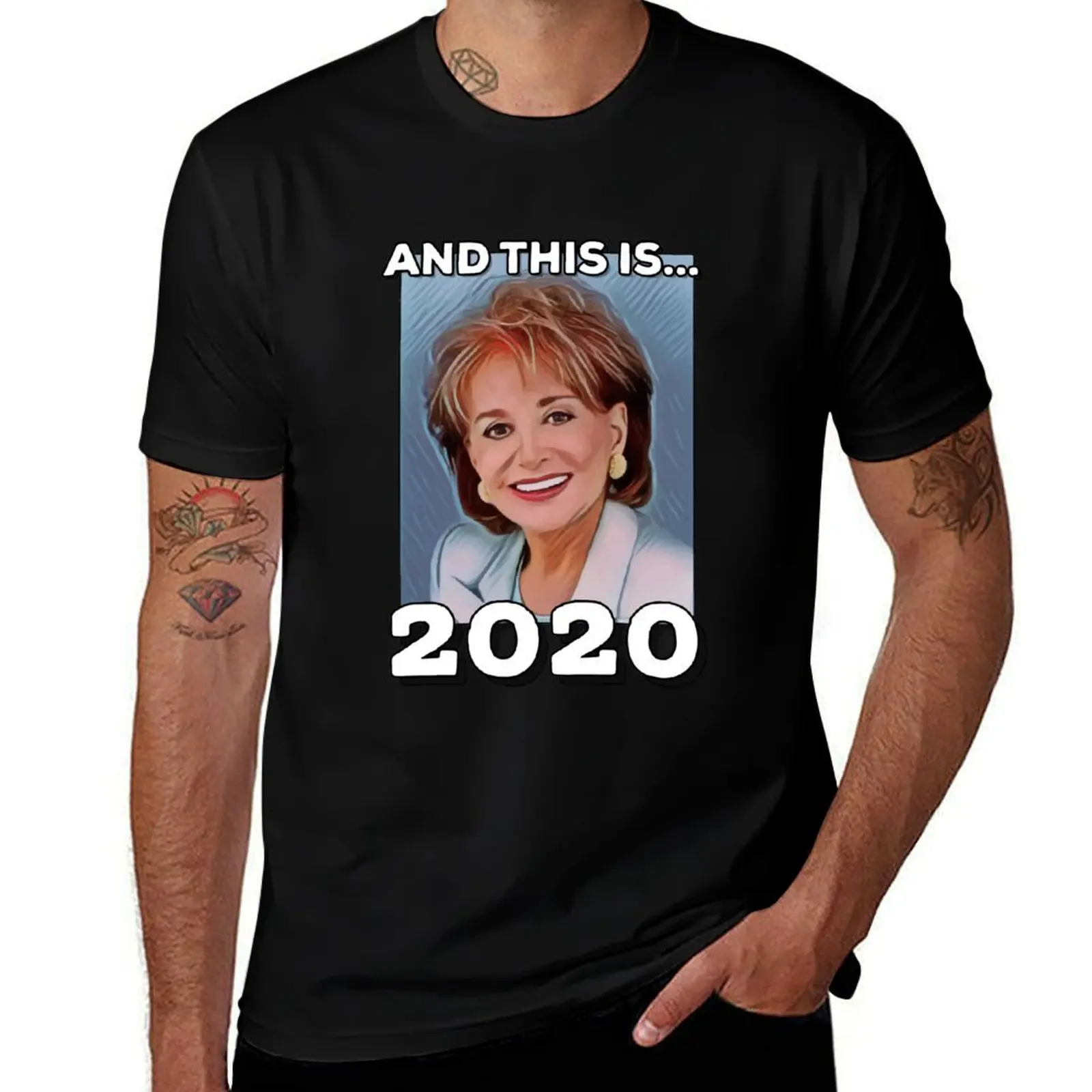 Barbara Walters 2020 T-Shirt vintage heavyweights Aesthetic clothing oversize t-shirts man funny t shirts men
Barbara Walters 2020 T-Shirt vintage heavyweights Aesthetic clothing oversize t-shirts man funny t shirts men