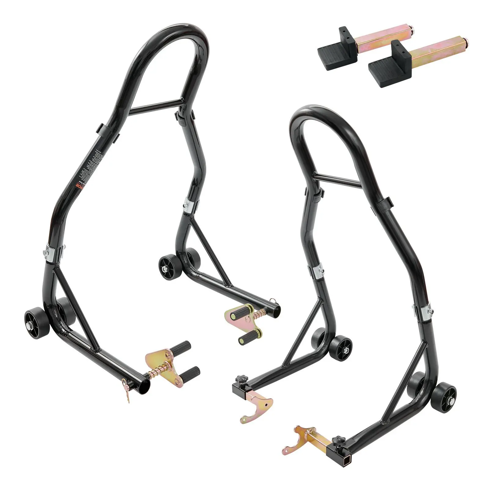 NEW Motorcycle Stand Lift 850lbs Front Rear Combo Stand Lift Stand Front and Rear Wheel Fork Stand U+L Fork Swingarm Spool
NEW Motorcycle Stand Lift 850lbs Front Rear Combo Stand Lift Stand Front and Rear Wheel Fork Stand U+L Fork Swingarm Spool