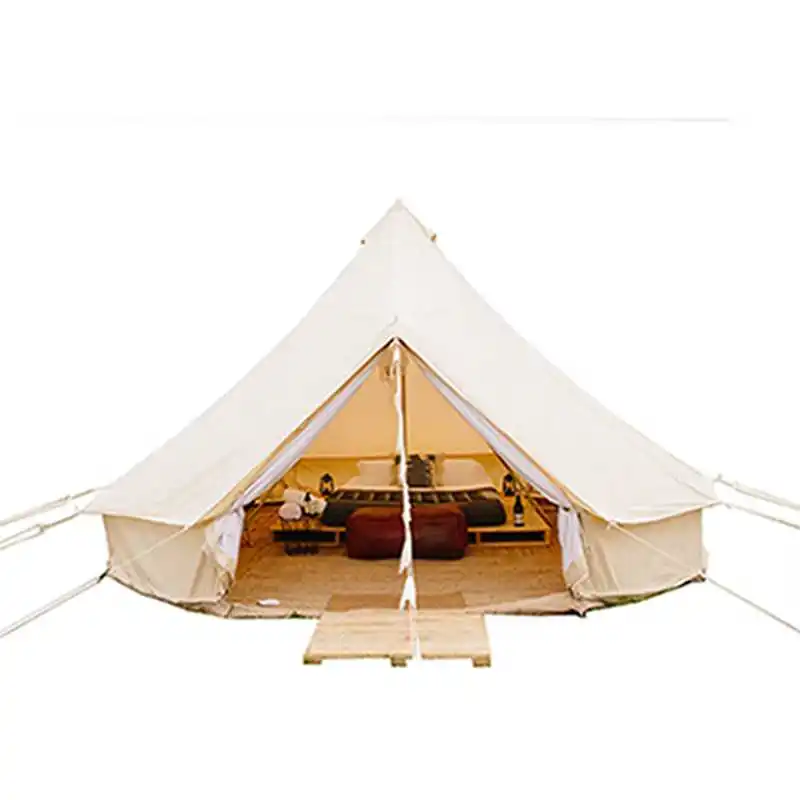 3M 4M 5M 6M 7M New Style Luxury Glamping Fireproof Outdoor Tents Heavy Duty Tents Custom 100% Cotton Canvas Bell Tent for Event
3M 4M 5M 6M 7M New Style Luxury Glamping Fireproof Outdoor Tents Heavy Duty Tents Custom 100% Cotton Canvas Bell Tent for Event